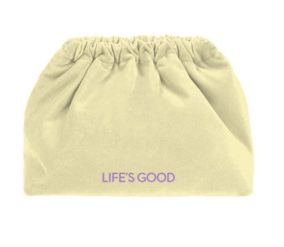 SORBET ISLAND Tasche Clutch "LIFE´S GOOD", Farbe Lemon Geld