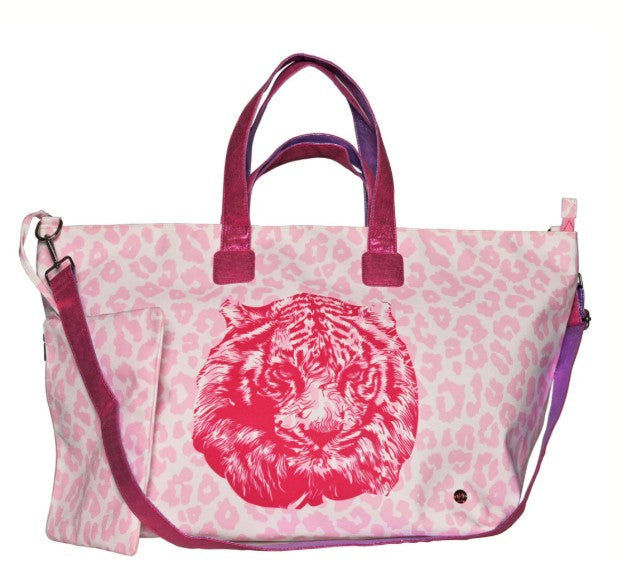 CUTE STUFF Shopper XL Pink Lion