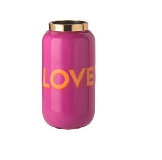 GIFTCOMPANY Vase mit Metallring, LOVE