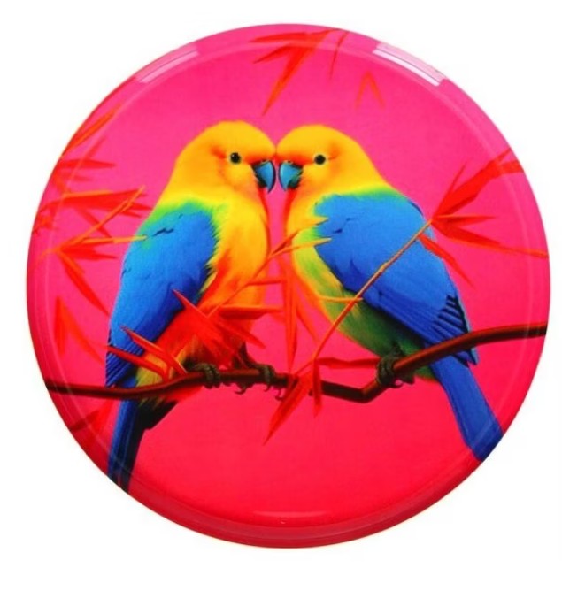 GIFTCOMPANY, Dekotablett LOVE BIRDS Vögel
