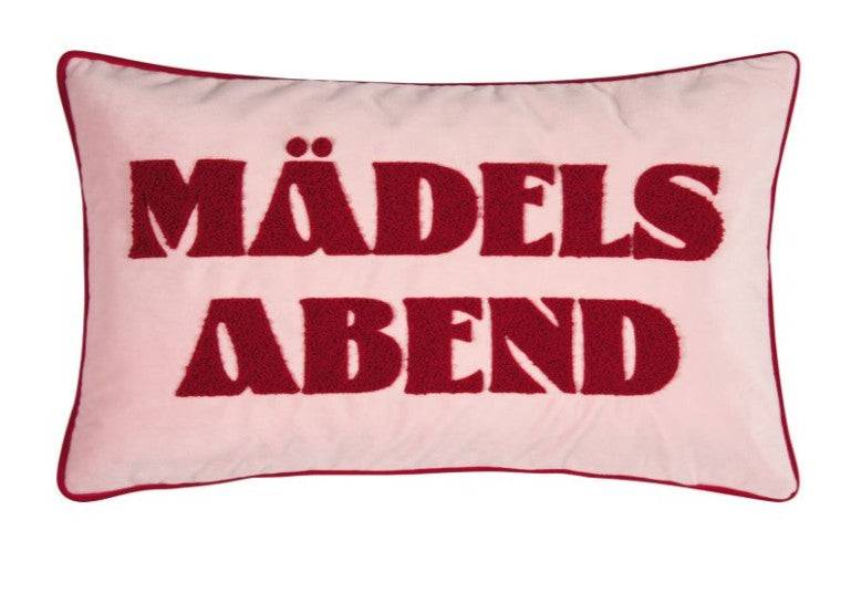 PAD CONCEPT Kissenhülle, mit oder ohne Füllung, LETTERS Mädelsabend