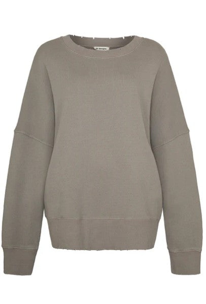 LIV BERGEN Sweatshirt Distressed Nougat
