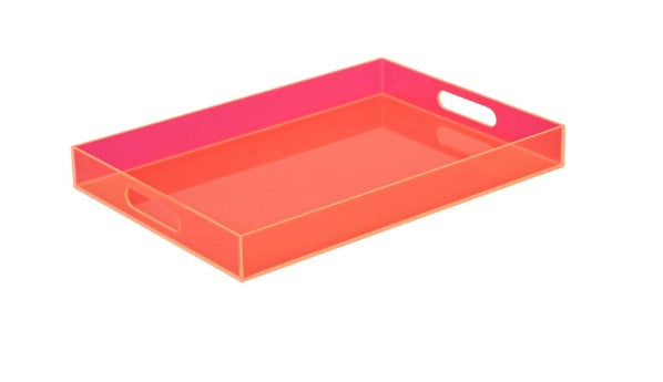 GIFTCOMPANY Tokio Tablett, Farbe Neon Orange