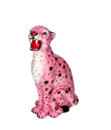 GIFTCOMPANY Dekofigur Panther / Leopard Rosa M