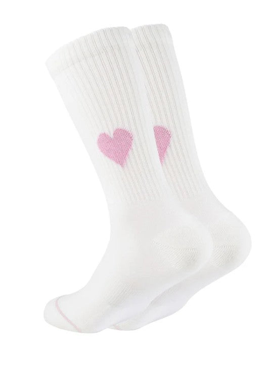 OOLEY Socken Icon - Glitter Love Rose/Silber