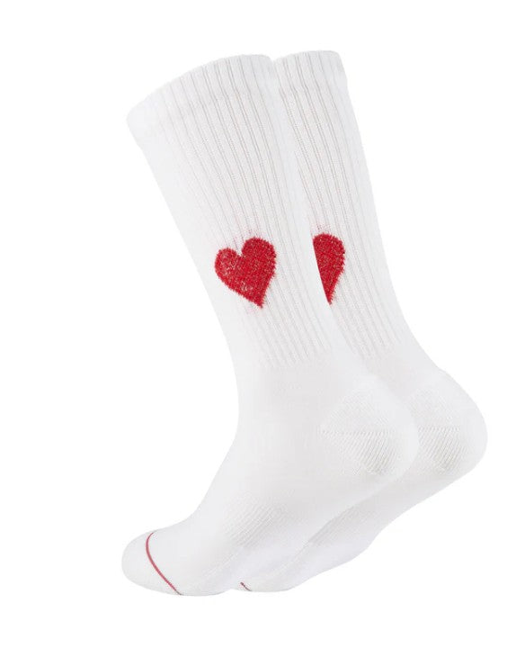 OOLEY Socken Icon - Glitter Love Rot/Gold