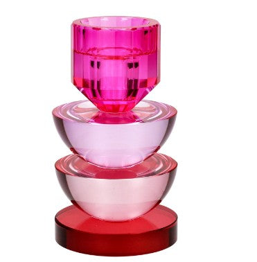 GIFTCOMPANY, Sari, Kerzenhalter, Farbe Pink