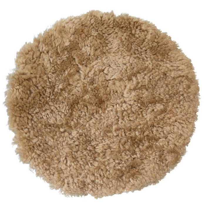 PAD CONCEPT SCHAFFELL SHAUN, Echtfell, Farbe Hellbraun, Durchmesser 35cm