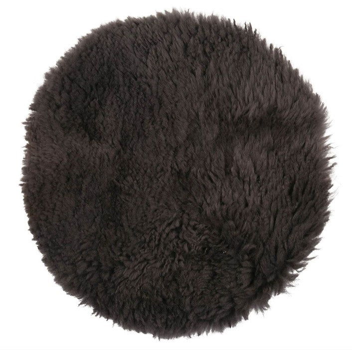 PAD CONCEPT SCHAFFELL SHAUN, Echtfell, Farbe Anthrazit, Durchmesser 35cm