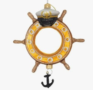 WEIHNACHTSKUGEL Steuerrad von Boot