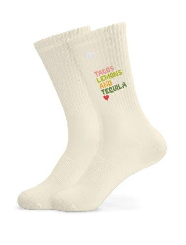 JCLAY Socken TACOS LEMONS ANSD TEQUILA ❤️