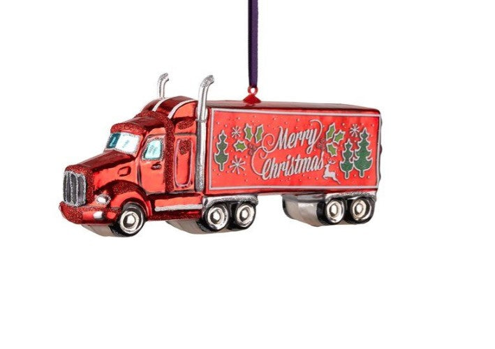 WEIHNACHTSKUGEL Truck Farbe Rot
