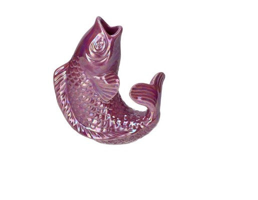 GIFTCOMPANY, Karaffe Fisch Vase Mamsell Koi XS, Rainbow Violet