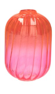 GIFTCOMPANY Vase Voile, Farbe Pink/Orange