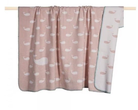 PAD CONCEPT Decke für Baby oder Kind WHALE Rosa