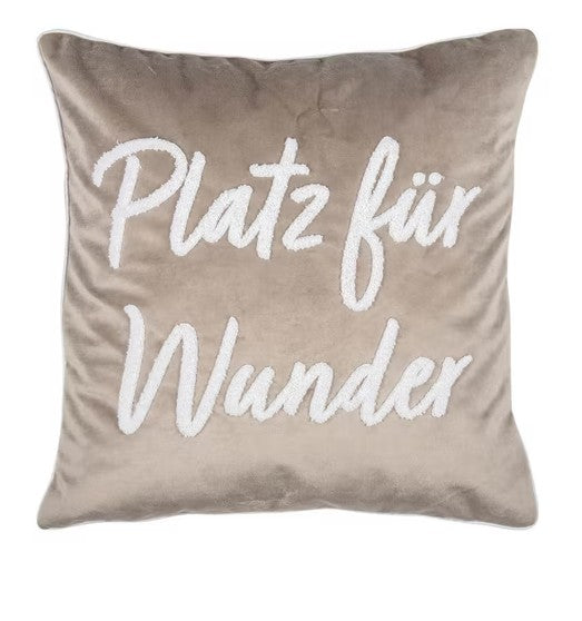 PAD CONCEPT Kissenhülle, mit oder ohne Füllung, LETTERS Platz für Wunder