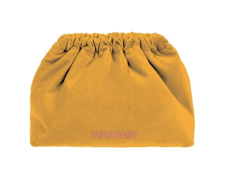 SORBET ISLAND Tasche Clutch "YEAH BABY", Farbe Ocker