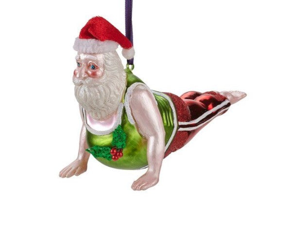 WEIHNACHTSKUGEL Weihnachtsmann YOGA
