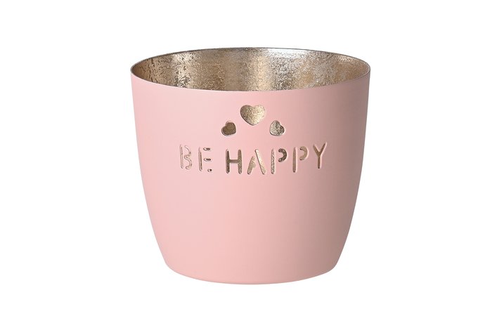 GIFTCOMPANY, Windlicht Madras BE HAPPY