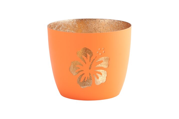 GIFTCOMPANY, Windlicht Madras BLÜTE HIBISKUS