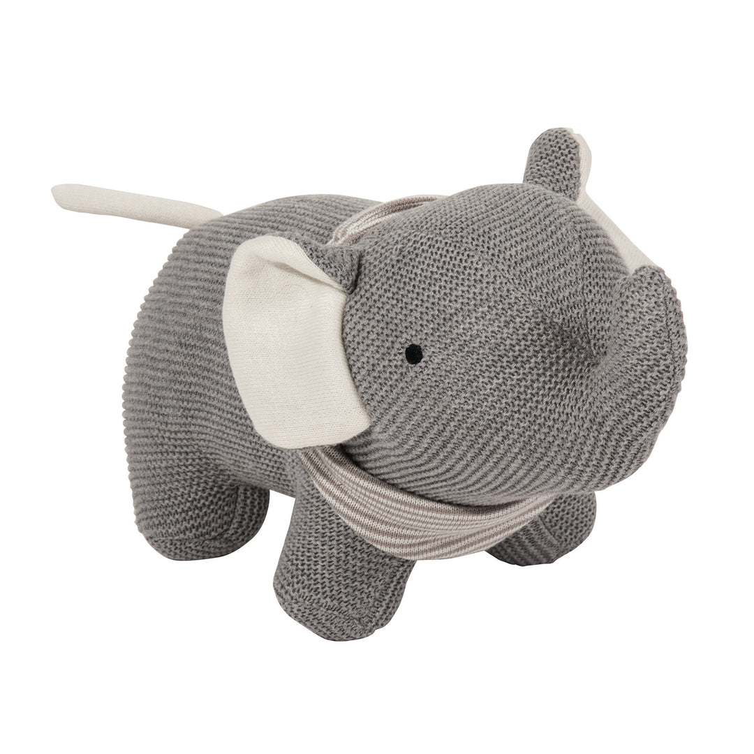 PAD KUSCHELTIER, Elefant, Farbe Grau, gestrickt