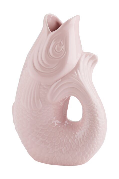 GIFTCOMPANY, Karaffe Fisch Vase Monsieur Carafon, Größe L, Farbe Rosa