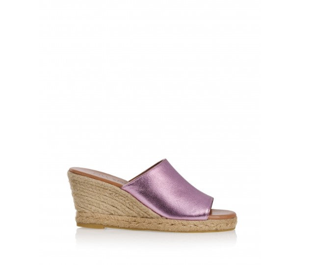 DWRS Sandale Wegdes ACAPULCO, Farbe Metallic Rosa