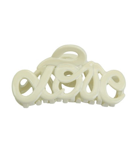 HAARKLAMMER LOVE, Farbe Ivory
