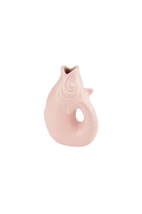 GIFTCOMPANY, Karaffe Fisch Vase Monsieur Carafon, Größe XS, Farbe Rosa