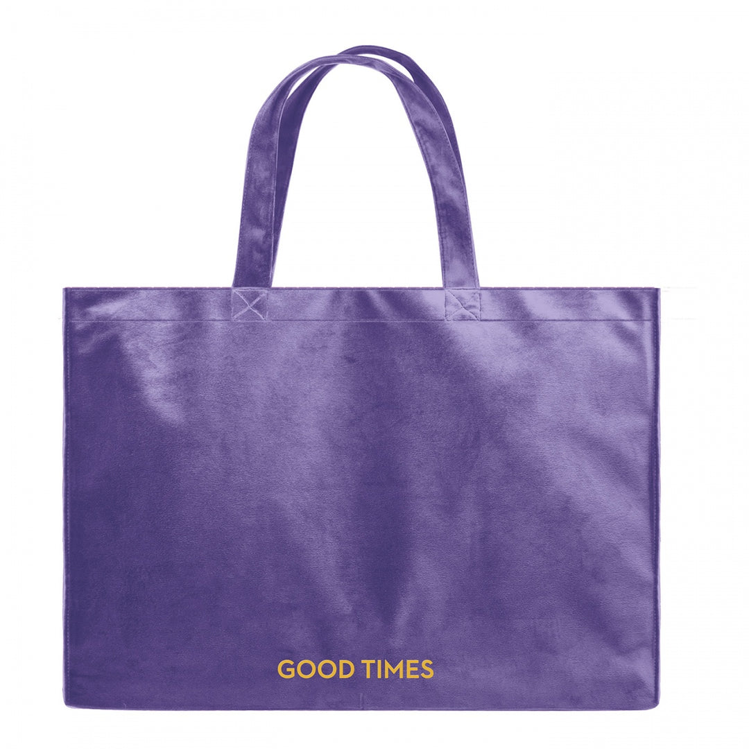 SORBET ISLAND Tasche Shopper "GOOD TIMES", Farbe helles Flieder