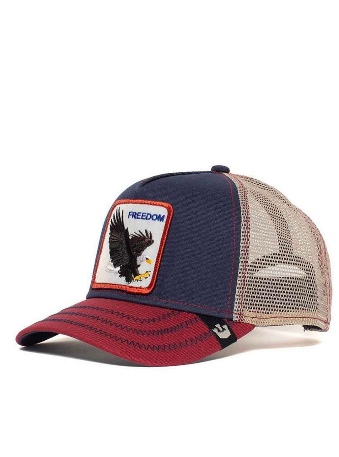 GOORIN BROS Trucker Baseball Cap FREEDOM Adler Navy/Bordeaux