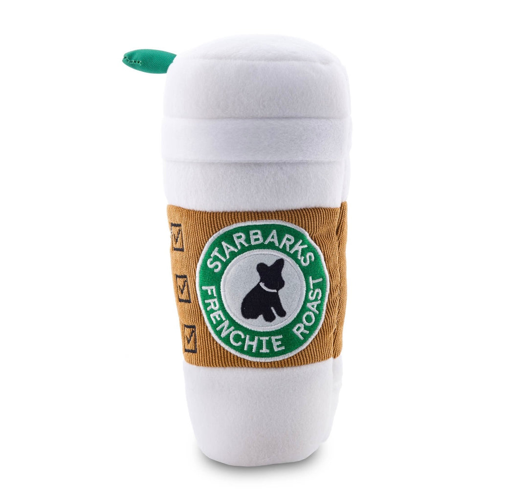 HAUTE DIGGITY DOG, HUNDESPIELZEUG Plüsch mit Quieker, Modell Starbarks Coffee, XL