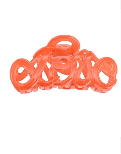 HAARKLAMMER LOVE, Farbe Orange