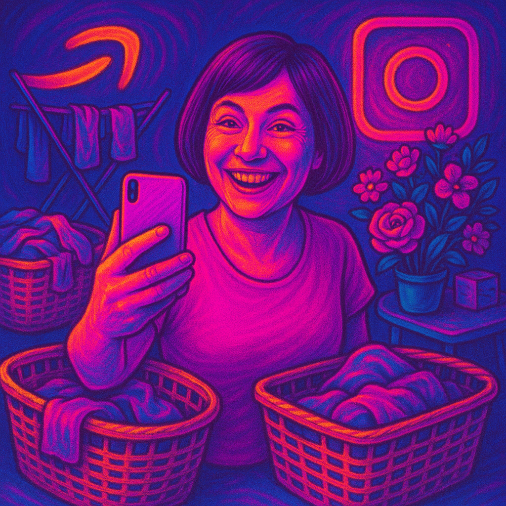 „Meine Mutter auf Instagram – ein lustiges Drama in drei Akten“