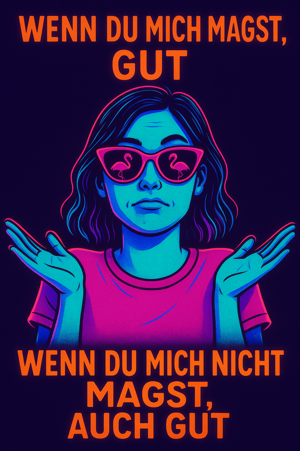 Wenn du mich magst – schön. Wenn nicht – auch schön.