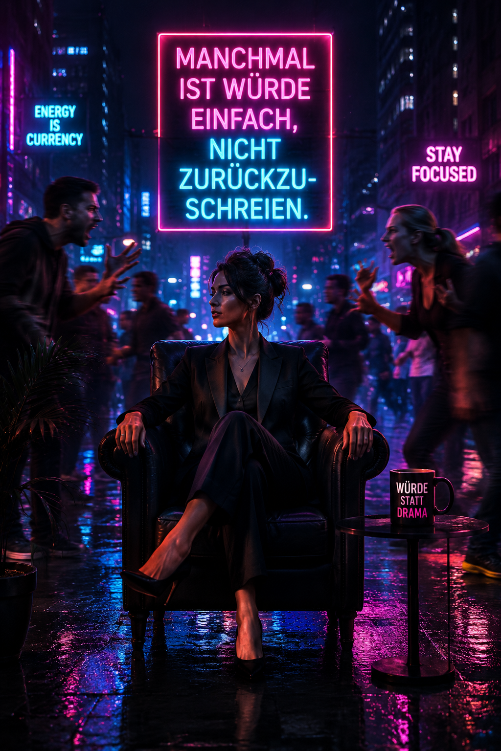 Manchmal ist Würde einfach, nicht zurückzuschreien