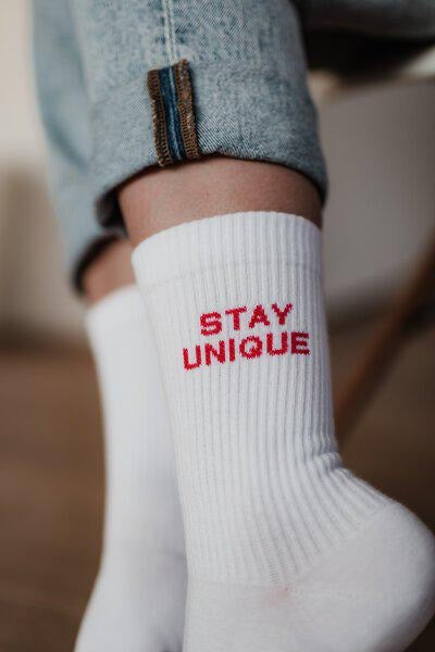 MDMD x KARINS SCHWESTER Socken Einhorn STAY UNIQUE