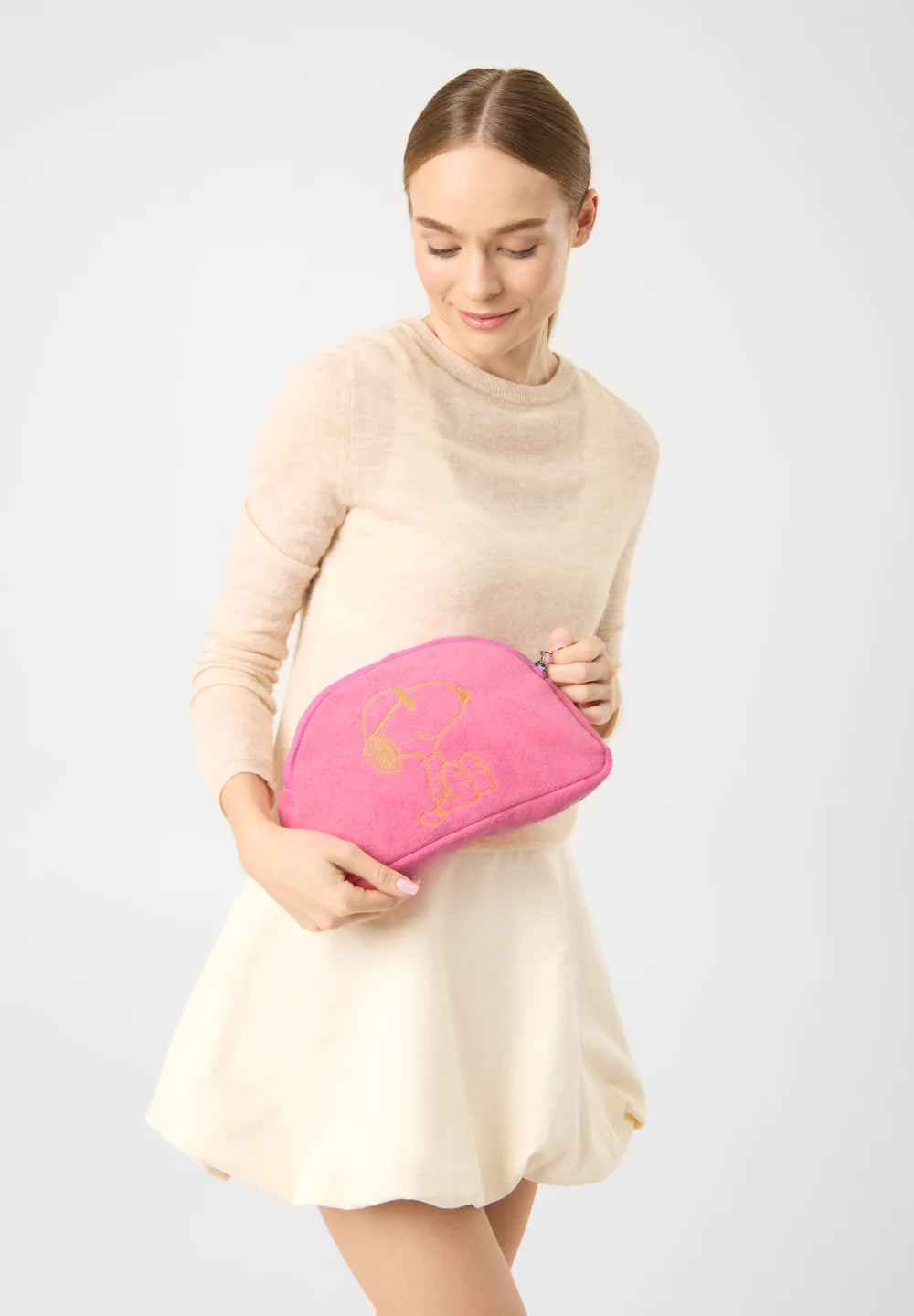 CODELLO Frottee Kosmetik Tasche Peanuts™ SNOOPY Farbe Rosa