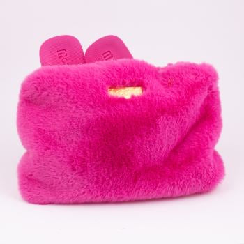 MOO ILO Schuhe Flipis Flausch Edition, Farbe Pink
