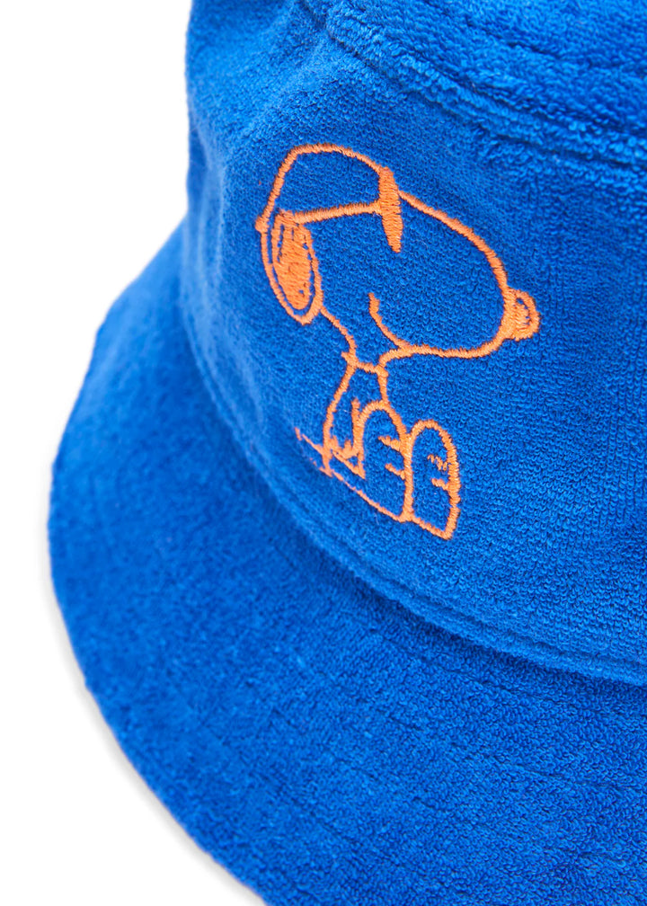 CODELLO Frottee Hut Bucket Hat Peanuts™ Snoopy Farbe Blau