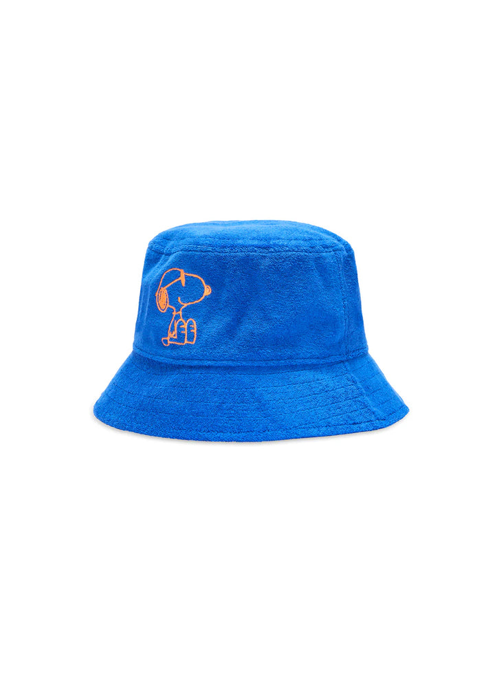 CODELLO Frottee Hut Bucket Hat Peanuts™ Snoopy Farbe Blau