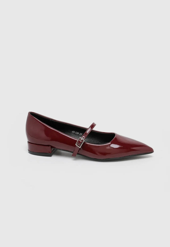 KARINSSCHWESTER Schuh Mary-Jane Amour Rouge, Farbe Bordeaux