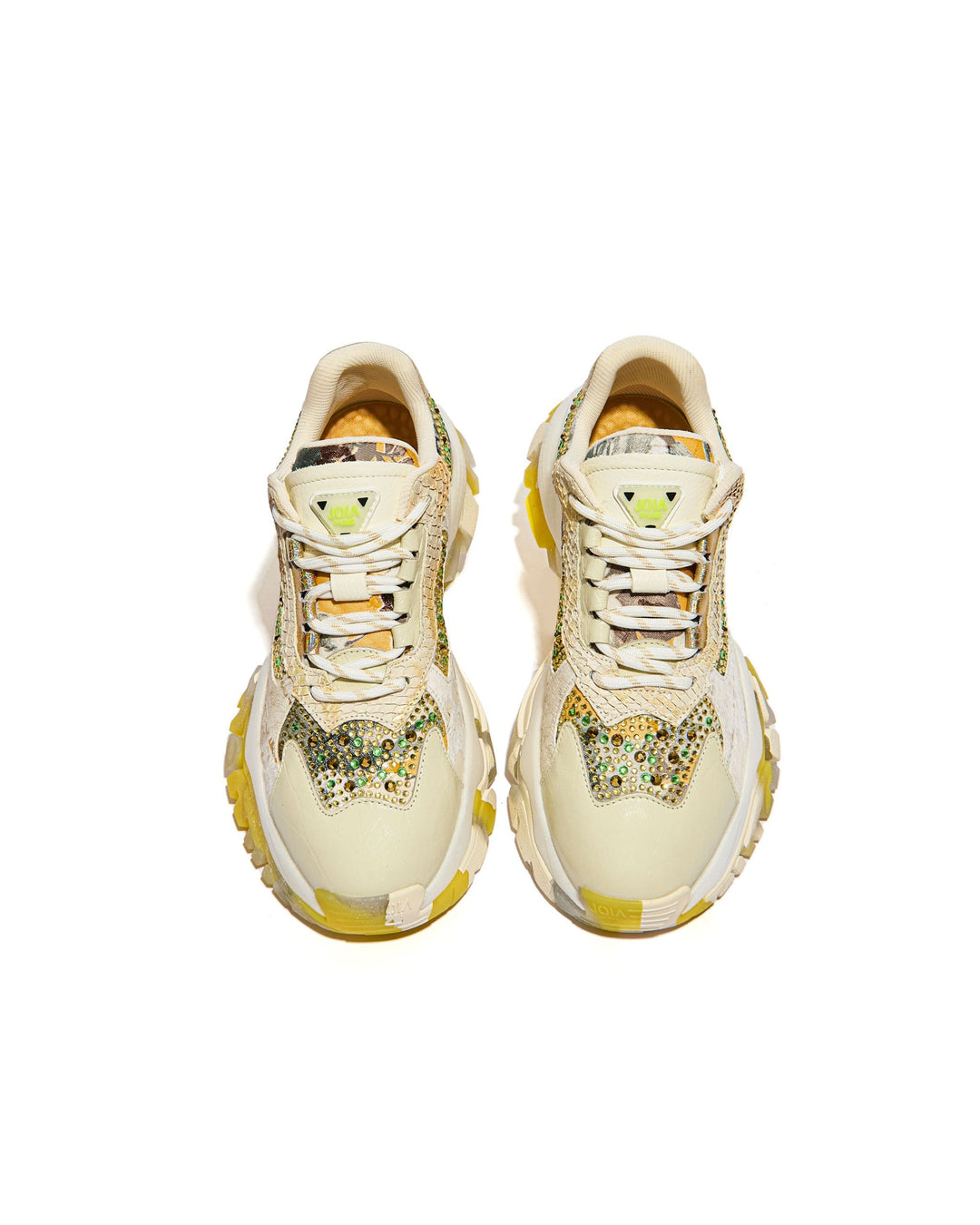 JOIA PARIS Schuhe Sneaker Diamond Beige Yellow