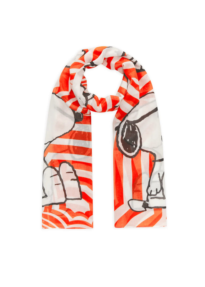 CODELLO Tuch Peanuts™ Snoopy, Farbe Rot/Orange