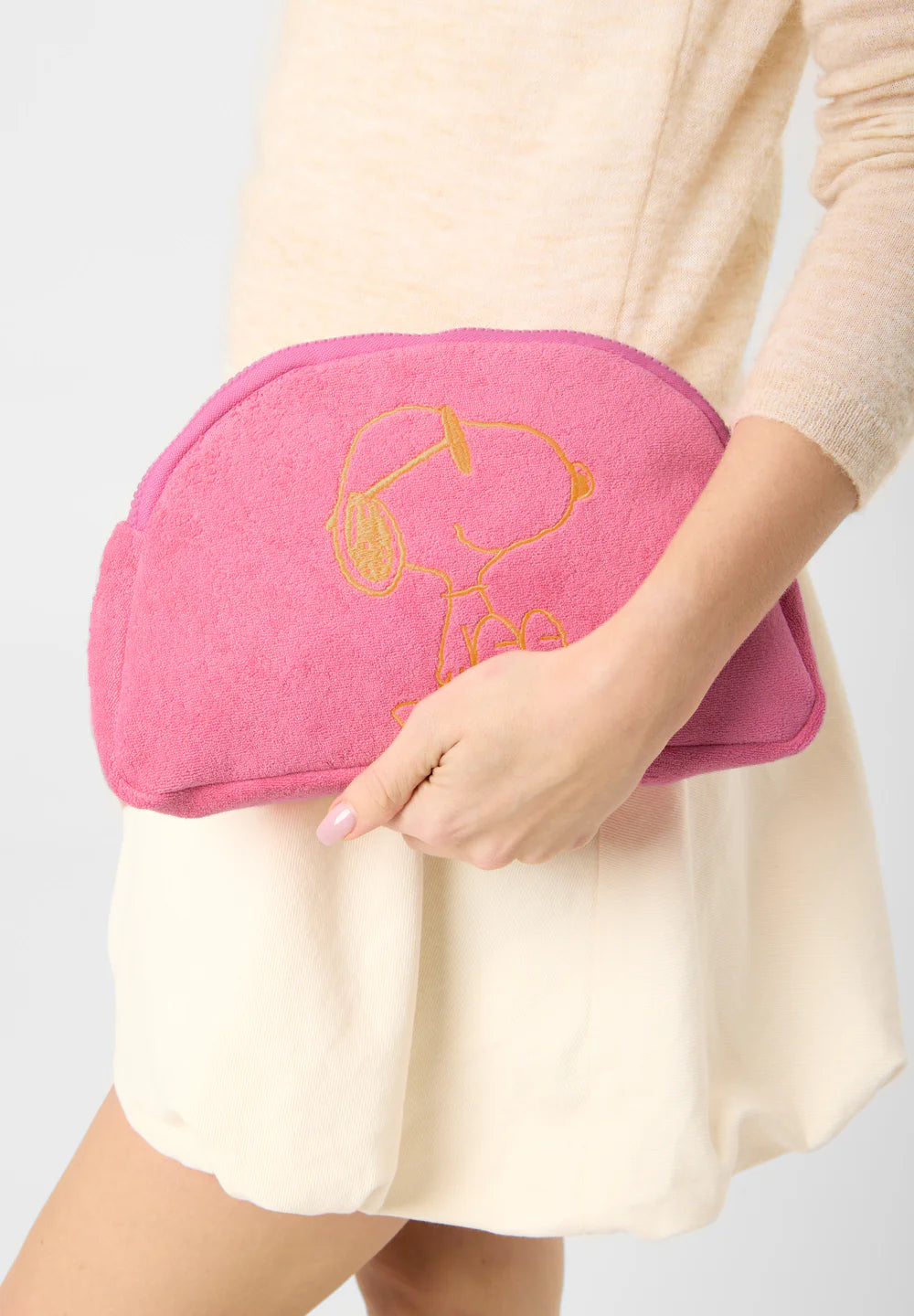 CODELLO Frottee Kosmetik Tasche Peanuts™ SNOOPY Farbe Rosa