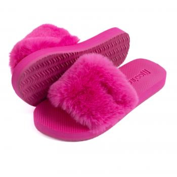 MOO ILO Schuhe Flipis Flausch Edition, Farbe Pink