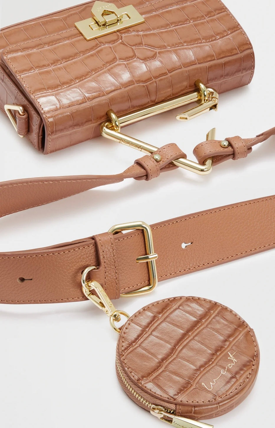 weat Tasche Multi Croco Caramel