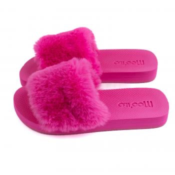 MOO ILO Schuhe Flipis Flausch Edition, Farbe Pink