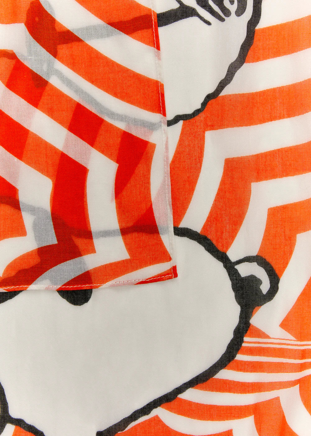 CODELLO Tuch Peanuts™ Snoopy, Farbe Rot/Orange