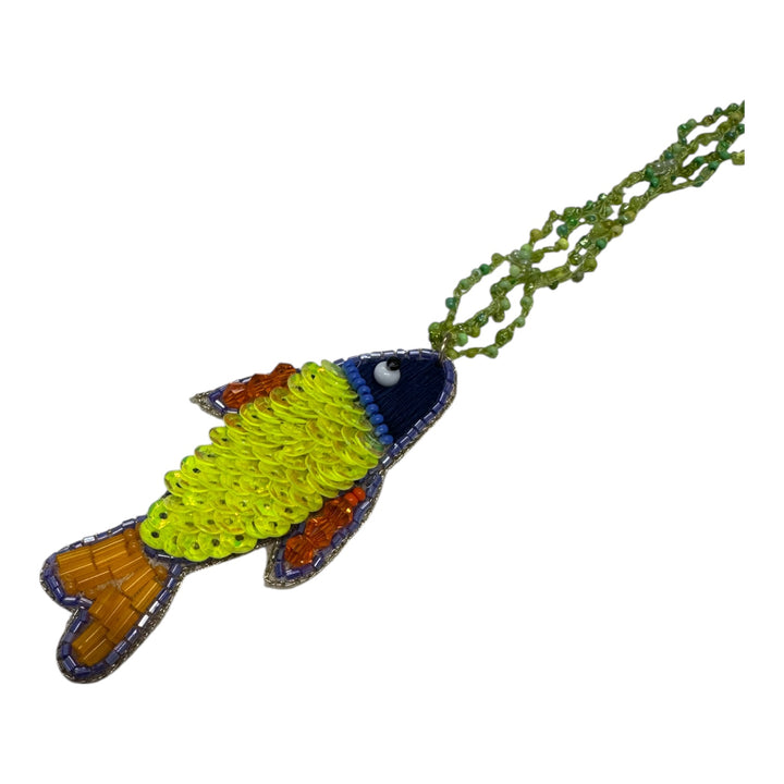 SOULKATHRINE Halskette Fisch Grün